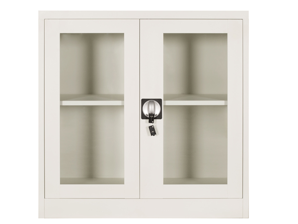 單節(jié)對開玻文件柜