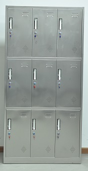 不銹鋼九門更衣柜