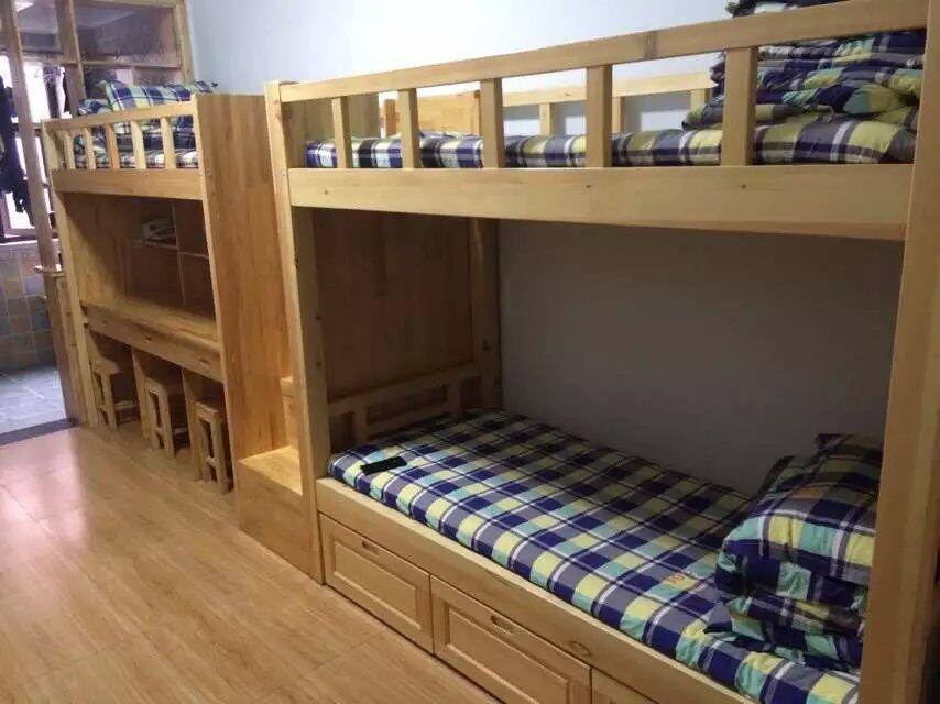 學(xué)生實(shí)木床